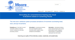 Desktop Screenshot of mooreauditorytraining.com